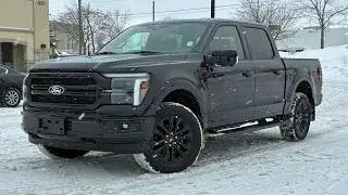 New 2026 Ford F-150 LARIAT in Agate Black Metallic (#B0373) | Barrie Ford