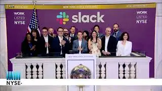 SLACK TECHNOLOGIES, INC. (NYSE: WORK) CELEBRATES THEIR IPO