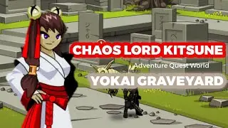CHAOS LORD KITSUNE : YOKAI GRAVEYARD (AQW Story Mode : The 13 Lords of Chaos FULL WALKTHROUGH)