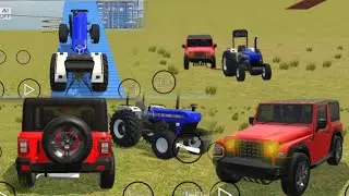 new car games #thar #tractor #trolly #stunt #contenor #masti #funny #comedygames -2024