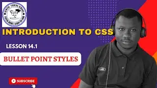 Lesson 14.1:  Bullet Point Styles (List - Style - Type)