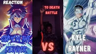 Reaction To Death Battle | Simon The Digger Vs Kyle Rayner (Gurren Lagann Vs White lantern)