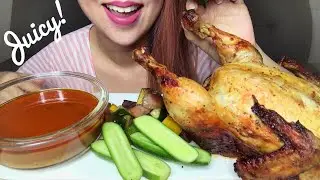 ASMR WHOLE ROTISSERIE CHICKEN + GRAVY | EATING SOUNDS (No Talking)