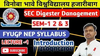 FYUGP-NEP SEC Disaster Management || NEP UG Syllabus VBU Hazaribagh.