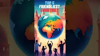 Top 5 Friendliest Countries #shorts #countries