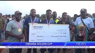 Футбольный клуб Holy Trinity FC из Уроми стал победителем 7-го ежегодного турнира Obhiaba Golden ...