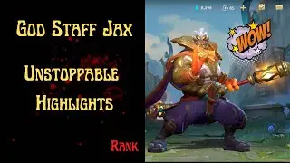 Wild Rift God Staff Jax Unstoppable Highlights