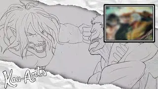 Speed Drawing: Attack Titan|Armored Titan [ Shingeki no Kyojin] timelapse.