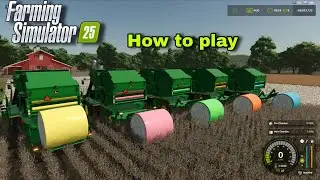 Fs25 mods - Cotton Bals Color John Deere 7760 Roller 