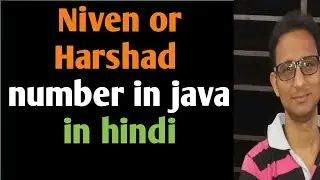 Niven number | Harshad number in java in hindi