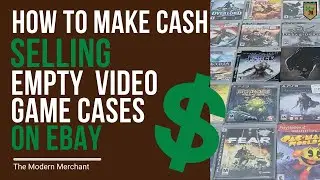How to Make Cash Selling Empty Video Game Cases on eBay
