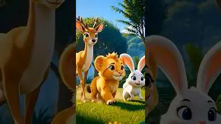 Jungle King Fun 👑 #reels #shortvideo #baby #rymes #funny #jungle #lion