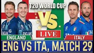 England vs Italy, 2nd inning 29th Match- Live Cricket