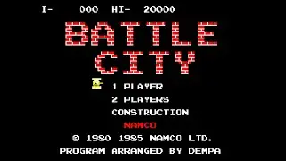 Battle City/バトルシティー (Sharp Mz-1500, 1986, Dempa Shimbunsha/Namco/Masami Nakamura/Manami Kadowaki)