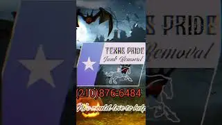 Texas Pride Junk Removal clears haunted junk fast. Book now! #JunkRemoval #SanAntonio