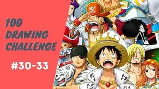 100 drawing challenge day 9 | One Piece drawing | Beasts Pirates Kaido King Queen Jack