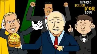 🌟РЭП-БАТТЛ &laquo;Золотой мяч&raquo; 2014-2015🌟 (Победитель Криштиану Роналду против Месси против Нойера) Кар...