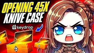 45 KNIFE CASE IN A CASE BATTLE! (Keydrop Promo Code giveaways 2025)