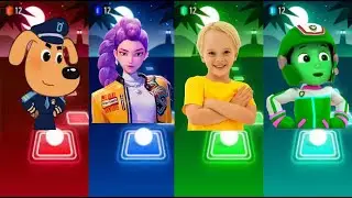 Tiles Hop K-POP DEMON HUNTERS 🆚 PAW PATROL 🆚 SHEFF LABRADOR 🆚 VLAD AND NIKKI EDM RUSH