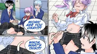 A female classmate of mine I was walking home with suddenly became sick [Manga Dub]