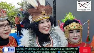 INTERVIEW OF TEAM INDONESIA folkrole dance festival 2020 AT DMD PARTY PLOT SURAT 9 JAN