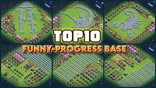 TOP-10 TH12 FUNNY AND PROGRESS  BASE || TH12 PROGRESS BASE 2025