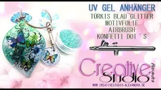 UV Gel Schmuck mit Airbrush