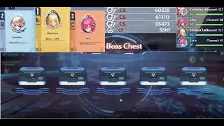 Clearing Frontier Clash Hard with Top 3 Players - All 5 Bosses with 0.1s left (Tower of Fantasy)