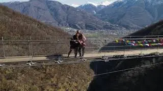 Ponte Tibetano Carasc - TICINO - SWITZERLAND