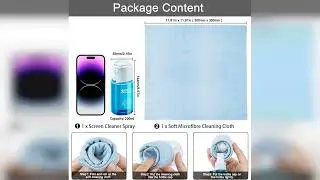 Review: Car Screen Cleaner Spray, walrfid TV Computer Laptop Touchscreen Mist Cleaning Kit Wip...
