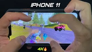 Iphone 11 Handcam in 2025🔥/smooth+extreme PUBG gaming test 🔥/ New update livik gameplay!