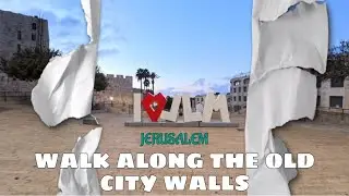 JERUSALEM early Morning Walk. Old city walls of Jerusalem. Holyland 2025. Pinoy in Israel.