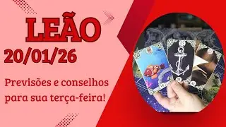 LEÃO ♌ 20/01/26 Com planejamento, seu financeiro vai prosperar 💰