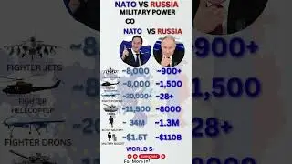 💪 NATO vs Russia 2025 &mdash; Real Military Power Comparison! #countrycomparison #worldstats #defender