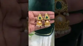 JRS#latest gold replica earrings price only 499