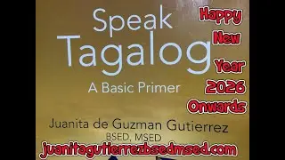Урок тагальского языка № 38 🇵🇭 Говорите на тагальском языке 🇵🇭 Книга мисс Хуаниты Гутьеррес, BSED...