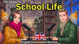 Easy Way to Talk About Your School Life in English | English Conversation Practice | A1-A2 Level