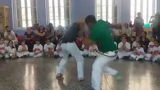 Contra mestre Torneiro  com professor Malandro em thessaloniki Gr&eacute;cia