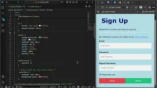 Signup Form Using HTML & CSS | Registration Form  | Step-by-Step Beginner Tutorial (2026)