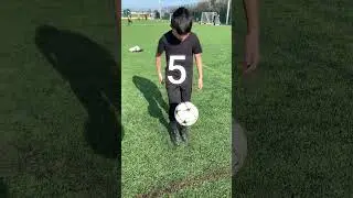 kid Son kick ups challenge⚽️🟥