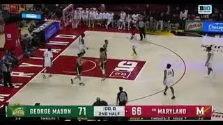 George Mason UPSETS #20 Maryland | 2021 College Basketball