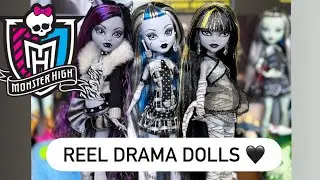 Распаковка и обзор кукол Monster High Reel Drama!