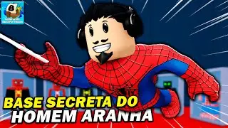 A BASE SECRETA DO HOMEM-ARANHA!! [BUILD A BOAT] - ROBLOX