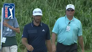 Dustin Johnson nearly holes it from 430 yards at Sentry
