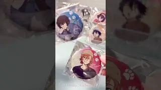 📦Pack badge with me✨ #bungostraydogs #dazai #chuuya #atsushi #akutagawa #bsd #badge #anime #kawaii