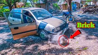Car Experiment 🔥 Brick Vs My Car Maruti Suzuki Zen LX 1000cc