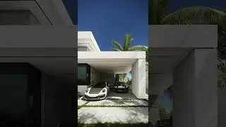 contemporary bungalow design animation with chaos vantage s#vray #3dsmax