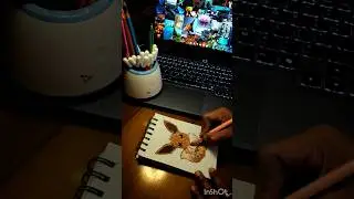 simple animal drawing #shorts #youtube #pokemon #drawing