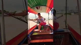Bangkok canal on Long-tail boat 🚤 #Canal #LongtailBoat #Bangkok #Thailand #GuideBangkok