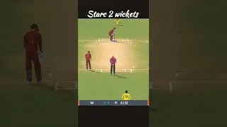 Mitchell Starc 2 Wickets 😱😱 | Real Cricket 24 | #shorts